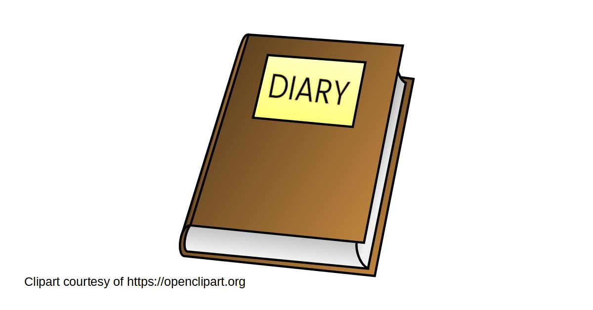 diary clipart
